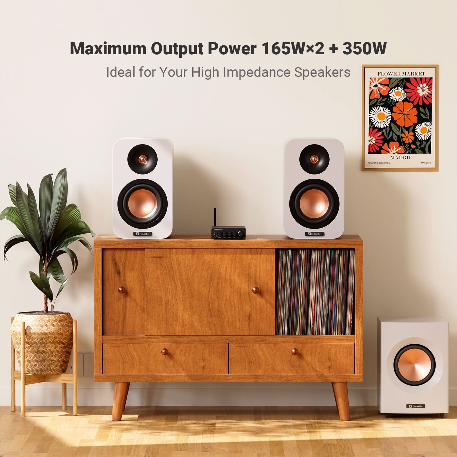 Fosi Audio BT30D Pro 2.1 Channel Bluetooth Amp - Image 3