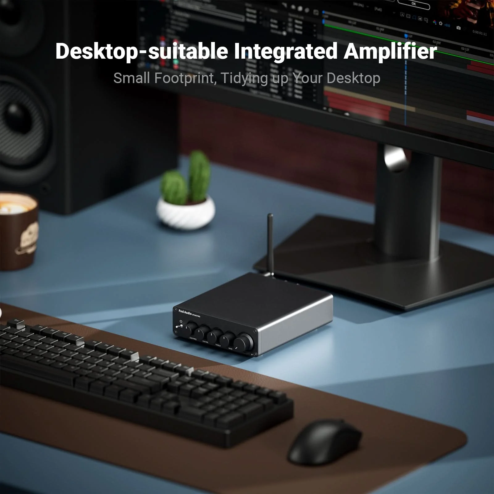Fosi Audio BT30D Pro 2.1 Channel Bluetooth Amp - Image 4