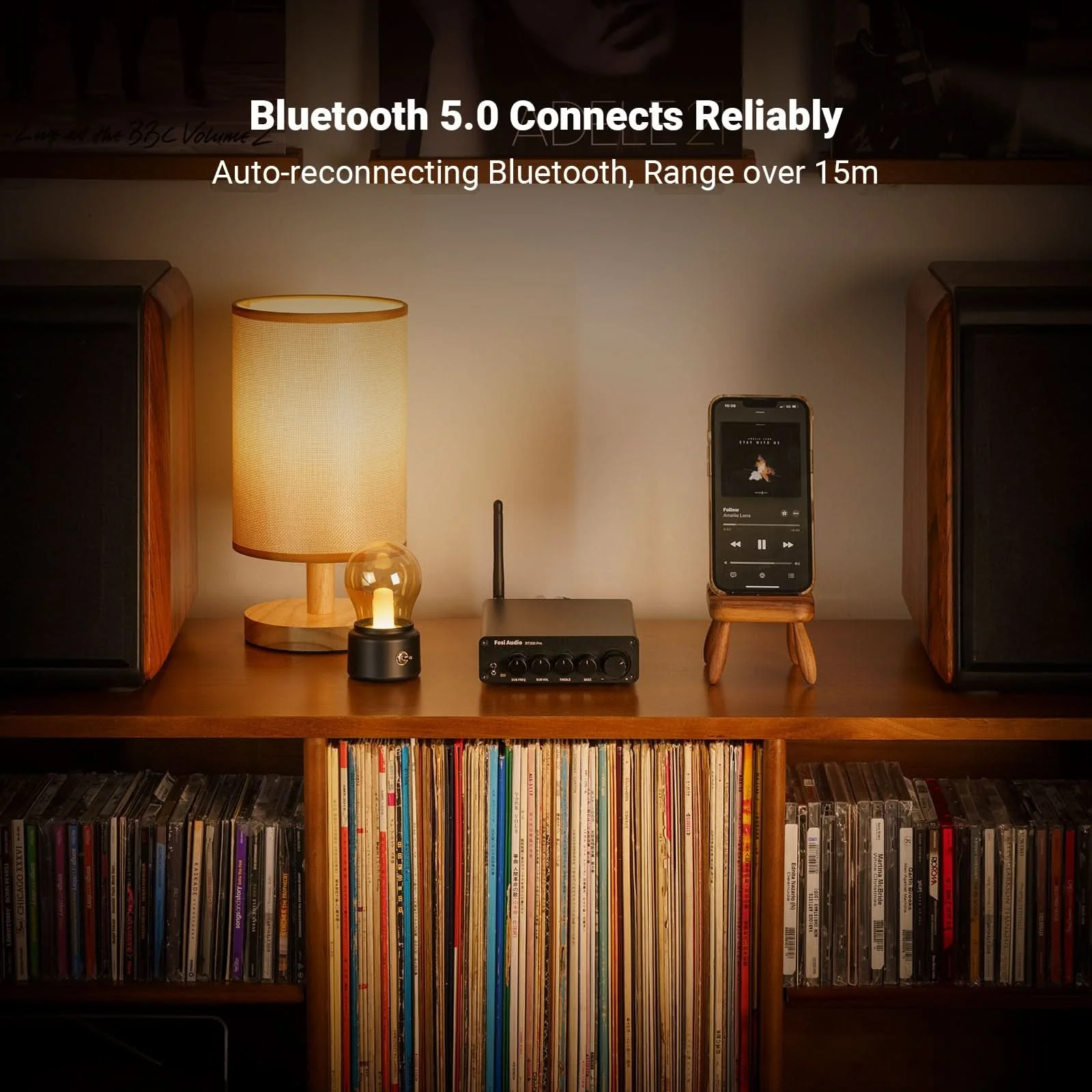 Fosi Audio BT30D Pro 2.1 Channel Bluetooth Amp - Image 6