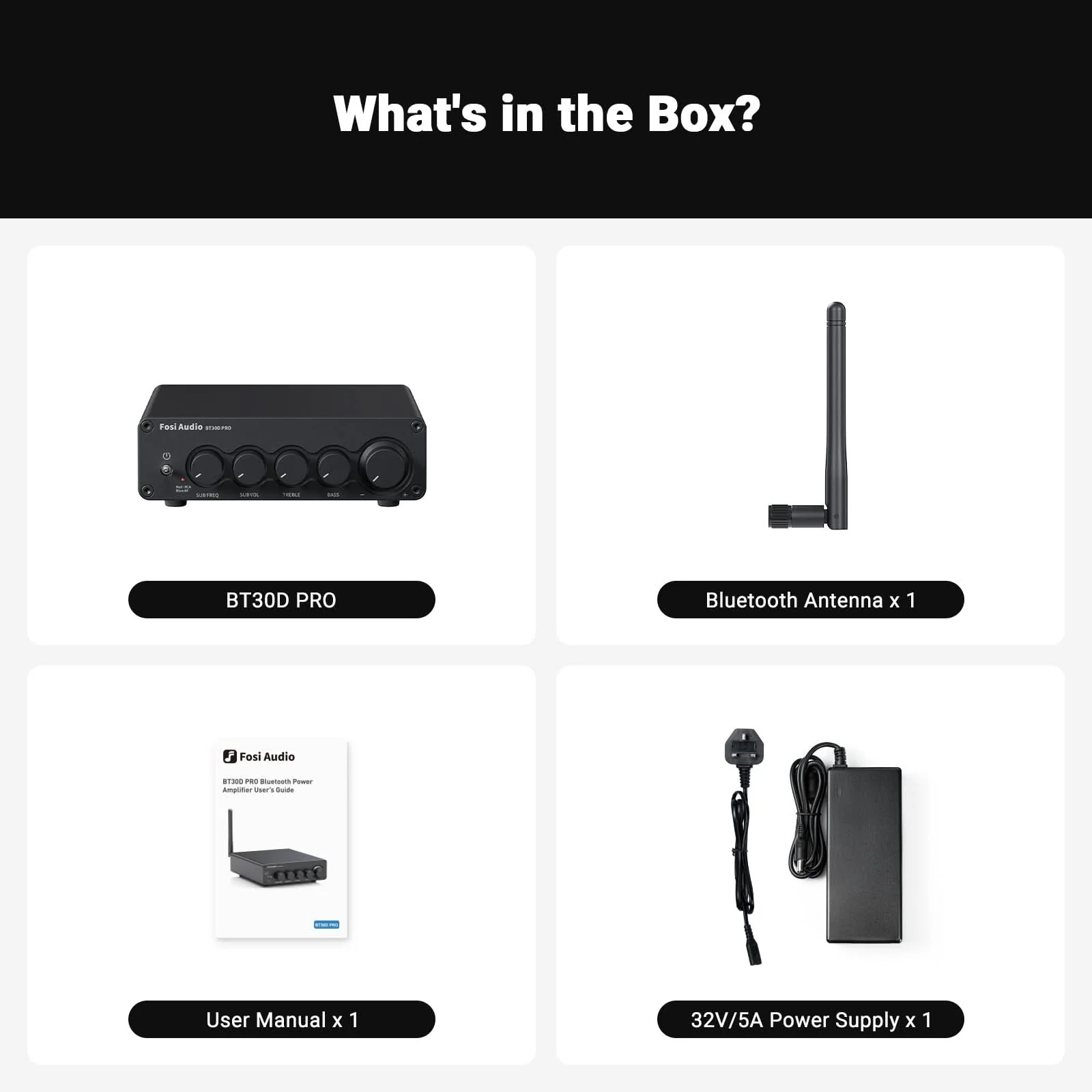 Fosi Audio BT30D Pro 2.1 Channel Bluetooth Amp - Image 9