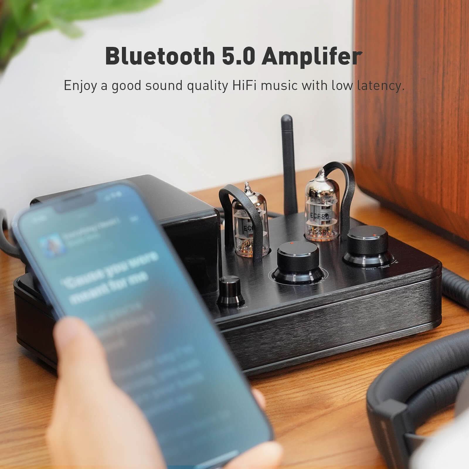 Fosi Audio T3 Bluetooth Hybrid Stereo Tube Amp - Image 7