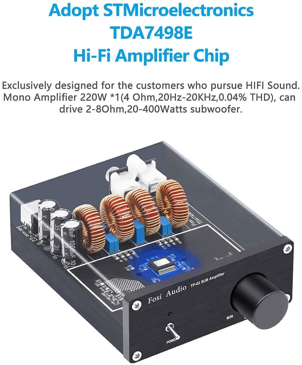 Fosi Audio TP-02 Subwoofer Amplifier - Image 8